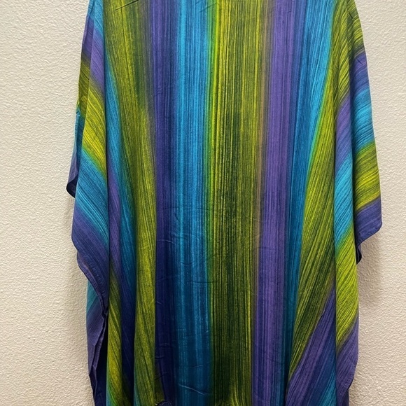 Bridge to Bali top poncho multicolored - Picture 2 of 6